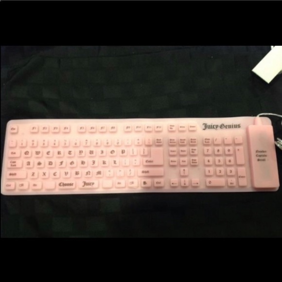 Juicy Couture Pink Y2K FEXI KEYBOARD TRAVEL SCHOOL WORK - Picture 4 of 9